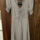 Boohoo Black And White Gingham Dress Photo 0