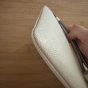 Coach New  Large Corner Zip Wristlet - White Photo 7