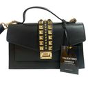 Mario Valentino NWT  Adrienne Palmellato Leather Shoulder Bag FLAWED AT THE BACK Photo 4