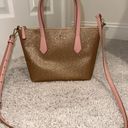 Kate Spade Rose Gold Glitter Crossbody Bag Photo 0