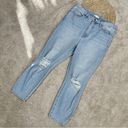 Good American Women’s Good Waist Ripped Ankle Skinny Jeans Blue Size 16 Photo 4