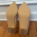 nude closed toe square high heel Tan Size 9 Photo 3