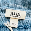 a.n.a  Blue Navy White Striped Sweater Crew Neck Size L NEW Tags A New Approach Photo 6