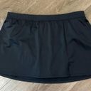 St. John’s Bay  Black Swim Skirt Bottom Swimwear ~ Side Slit ~ Plus Size 16W Photo 2