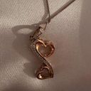 infinity Rose Gold  hearts necklace Photo 0