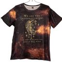 The Moon We Are The Granddaughters Witchy Galaxy tee women's sz small boho whimsey Photo 0
