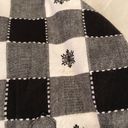 Dress Barn  winter snowman plaid checkered button down long sleeve top size Large Photo 11