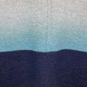 360 Cashmere NWT  Lucia Ombre Polo Misty Blue Turtleneck Sweater Size XS Photo 9