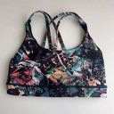 Lululemon  Energy Sports Bra Size 4 Color Crush Multi Luxtreme Workout Exercise Photo 0