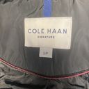 Cole Haan  Signature Asymmetrical Pillow-Collar Down Puffer Coat size Small (c2) Photo 6