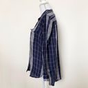 Lou & grey  Sz XS Button up blue pink plaid Womens Photo 1