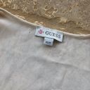 Guess  Size XS White Cream Blouse with Gold Accents Photo 1