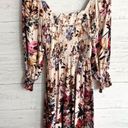 Angie  Floral Smocked Ruffle Dress Photo 8