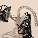 Gothic‎ Retro Style Black Flower Lace Anklet Photo 4