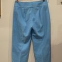 J. McLaughlin  light blue cropped waffle, pattern pants. Size 12. Photo 6