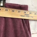 Lands'End  Womens Corduroy Leggings Sz XL Burgundy Pull On Pockets Stretch Photo 10