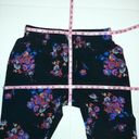 Coldwater Creek  Natural Fit Floral Casual Joggers Comfy Pants Size M 10-12 Photo 7