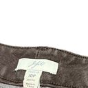 J.Jill  brown stretch straight leg brushed cotton jeans. Size: 10 P Photo 4