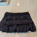 Lululemon Black Lettered  Pace Rival Skirt Size 6 Photo 1