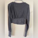 Urban Outfitters Gray Cropped Cardigan with front buttons SZ M Photo 2