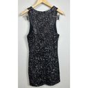 Alice + Olivia  Scoop Black Sequin Dress Bodycon Short Photo 3