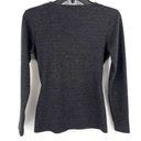 White House | Black Market  Velvety Wrap Waist Sweater Size XXS Charcoal Gray Photo 2