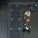 Unsigned Enamel Clown with Balloons Brooch New (Old Stock) Photo 6