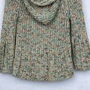 BCBG MaxAzria Green Hooded Pocketed 3/4 Sleeve Sweater  Sz Small Photo 6