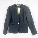 Edge SHI LONG FASHION Black Lettuce  Blazer Photo 5