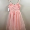 Aura  Dance On Air Tulle Midi Dress Size Medium Pink Ballet Core Fit and Flare Photo 2