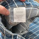 Cello Pinstripe Flare Jeans Photo 4