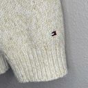 Tommy Hilfiger  neutral chunky knit crewneck sweater women’s size medium Photo 2