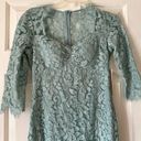 Eliza J blue lace gown with sleeves, size 4 petite, mother of the bride Photo 2