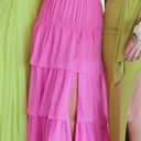 Amanda Uprichard Hot Pink Maxi Dress Photo 0