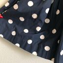 Hollister Blue/White Polka Dot Strapless Polka Dot Bow Dress. Size Small. Photo 6