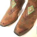 Durango  Western Cowboy  Cowgirl Boots Turquoise Diamond Leather Size 7 Photo 7