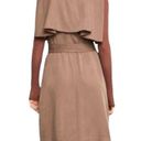 BCBGMAXAZRIA  Brielle Sleeveless Belted Trench Coat Mocha Beige Womens Size Large Photo 13