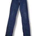  Jeans Size 25 /0 W27"xL31" Gap 1969 Legging Jean Lace Up At Ankle Blue Denim Pants  Photo 0