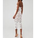 Elliatt Optics Floral Lace Peplum Dress — white & nude Photo 8