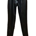 SO  Faux Leather High Rise Ponte Black Legging Size XS Photo 0