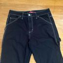 Dickies  Black Jeans with White Stitching. Size 5/27 Photo 2