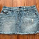 Aeropostale  Vintage Y2K 2000's Low Rise Denim Mini Skirt Photo 0