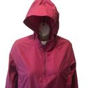 L.L.Bean  1/4 Zip Pullover Rain /Nylon Lightweight Wind Jacket Violet Sz. S Photo 2