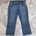 Rock & Republic  Kendall Crop Capri Mid Rise Denim Jeans Medium Wash Size 14 Blue Photo 6