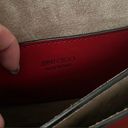 Jimmy Choo Red Leather Madeline Shoulder Bag Purse Crossbody Photo 8