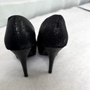 Brash  Black Sparkly Pump Heels Photo 4