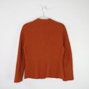 Valerie Stevens  1980s Vintage Burnt Orange Wool Blazer Jacket Small Photo 2