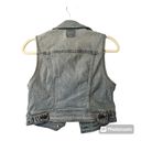 American Eagle  Womens Cropped Denim Vest, Small Photo 1