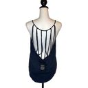 Chaser  Open Back Jersey Tank Top Size Medium Charcoal New Photo 1