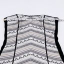 White House | Black Market  Embroidered Stud Ponte Black & White Bustier Corset Top Photo 8